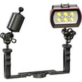 thumbnail image 3 of Carbon Fiber Underwater Float Arm with Dual Ball Mounts for Photography and Video, Compatible with Diving Trays, Video Lights, Strobes (Black, 80mm8'), 3 of 5