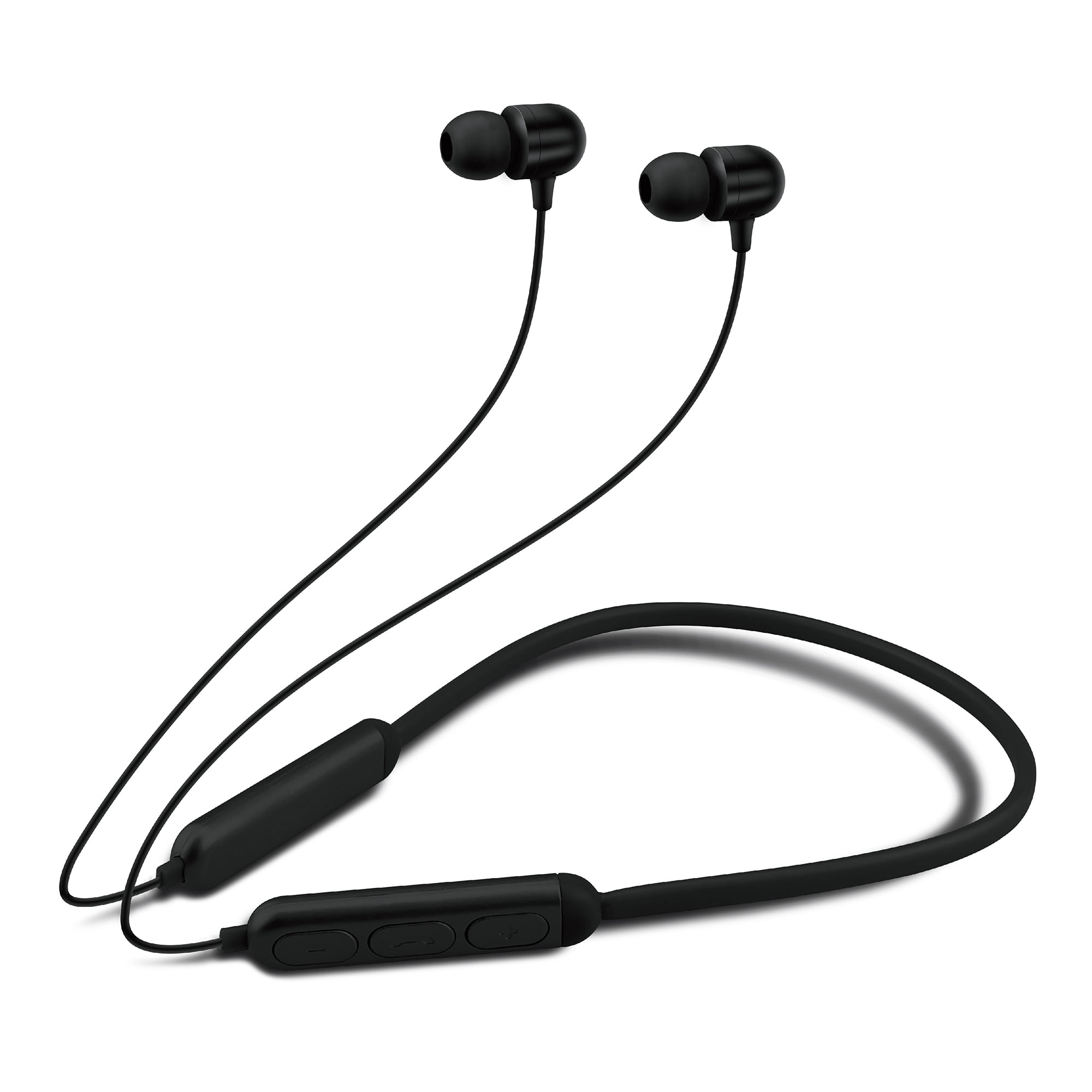 Athletic Works Bluetooth Sports in-Ear Wired Headphones, Black, 4ATEB0270B0W2