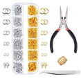 thumbnail image 1 of Coofit Jewelry Necklace Repair Kit 12 Grid Open Jump Ring Opener Jewelry Making Kit, 1 of 10