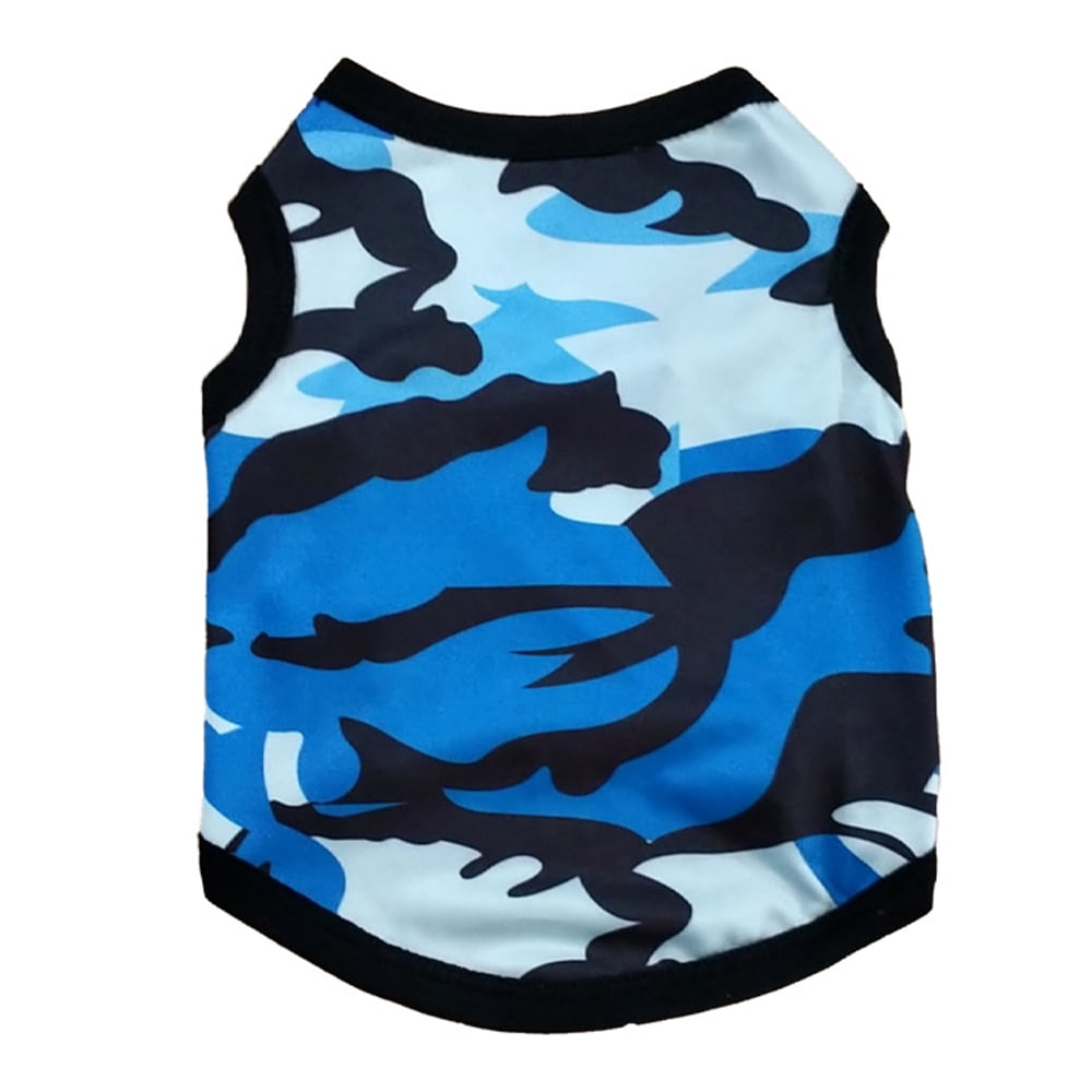 Camouflage Print Puppy Shirt For Small Dog Breathable Sleeveless Pet camouflage-print-puppy-shirt-for-small-dog-breathable-sleeveless-pet