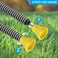 thumbnail image 4 of Golf Ball Retriever Grabber Golf Ball Suction Cup Grabber Rubber Putter Grip Picker Yellow 10 Pcs, 4 of 7