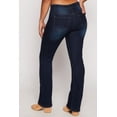 thumbnail image 3 of Womens WAX Acid Wash High Waisted Boot Cut Jeans, 3 of 3