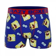 Crazy Boxers SpongeBob SquarePants Shocked Men's Boxer Briefs-XLarge (40-42)