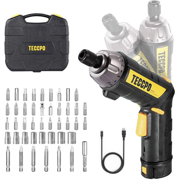 Mini Electric Screwdriver, [0.45-0.65N·m Torque] 39 in 1 Cordless  Rechargeable