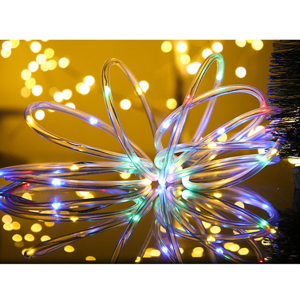 33ft Rope Lights with Remote Control Battery Rope Lights Waterproof 8
