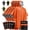 Orange, variant on 4pcs Emergency Mylar Poncho – Survival Rain Poncho with Hood – Lightweight, Compact, Reusable Emergency Blanket Poncho for Hiking, Camping, Thermal Gear, Car Kit, Outdoors