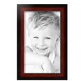 thumbnail image 2 of ArtToFrames 9" x 15" Matte mahogany Diploma Picture Frame, 9x15 inch Brown Wood Poster Frame (WOM-5108), 2 of 7