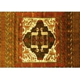thumbnail image 1 of Ahgly Company Machine Washable Indoor Rectangle Persian Yellow Traditional Area Rugs, 5' x 8', 1 of 4