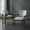 White, variant on Beige Upholstered Rubber Wood Arm Chairs / Comfortable Family Dining