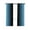 Blue, variant on Dark Orange Black Ombre Blackout Curtains 39 Inches Long for Bedroom, Modern Gradient Abstract Art Thermal Insulated Room Darkening Black Out Window Curtain Panels Grommet Drapes for Living Room