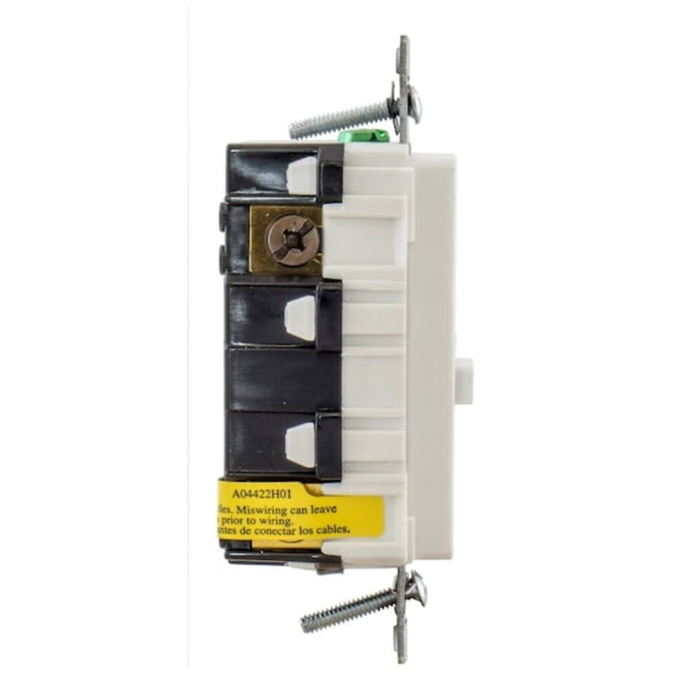 Hubbell Autoguard Tamper-Resistant And Weather Resistant Gfci Receptacle, White, Nema 5-15R, 125 Volts, 15 Amps