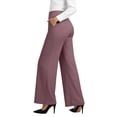 thumbnail image 5 of Laqbezok Women's High Waist Flare Yoga Pants, Bootcut Work Trousers with Pockets, Athletic Dress Slacks for Office & Gym, 5 of 7