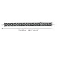 thumbnail image 2 of Unique Bargains 1 Pc Jacquard Pattern Bright Silver Tone Hook Handbag Strap for Dating Deep Gray Polyester, 2 of 5