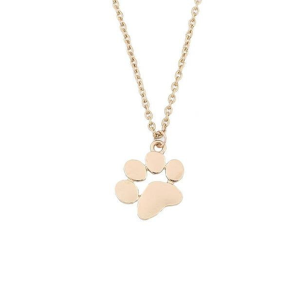 Paw print hotsell necklace walmart