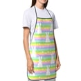 thumbnail image 4 of Rocae Rainbow Rabbit for Kitchen Aprons for Women Adjustable Cooking Kitchen Chef Apron for Men with Pockets, 4 of 7