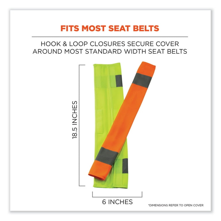 GloWear 8004 Hi-Vis Seat Belt Cover, 6 GloWear 8004 Hi-Vis Seat Belt Cover, 6