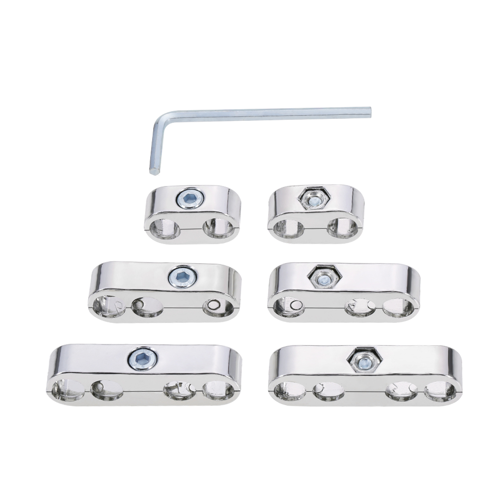 Spark Plug Wire Separators Dividers Looms For Chevy Mopar 7mm 8mm Black