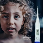 Digital Basal Body Thermometer,Rectal Underarm Thermometer,Thermometer with Fever Alert, Oral Thermometer for Adults