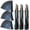 3 Knife + 30 Blades, variant on 25mm Heavy Duty Utility Knife Box Cutter, SK5 Sharp Snap-Off Blades, Safety Lock, Anti-Slip Rubber Grip, Ideal for Cardboard, Boxes, DIY Crafts, Home & Office Use (1 Knife + 10 Blades)