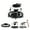 Black, variant on Portable Baby Walker for 6-18 Months | One-Touch Foldable Design with Non-Slip Wheels, 9-Stage Height Adjustment, Black