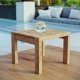 thumbnail image 3 of Modway Upland Outdoor Patio Wood Side Table in Natural, 3 of 5