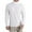 White, variant on Men T Shirts Men's High Neck Pleated Textured T-Shirt Loose Long Sleeve Stretchable Training Top Solid Color Innerwear Base Layer Cotton T Shirts Size:M