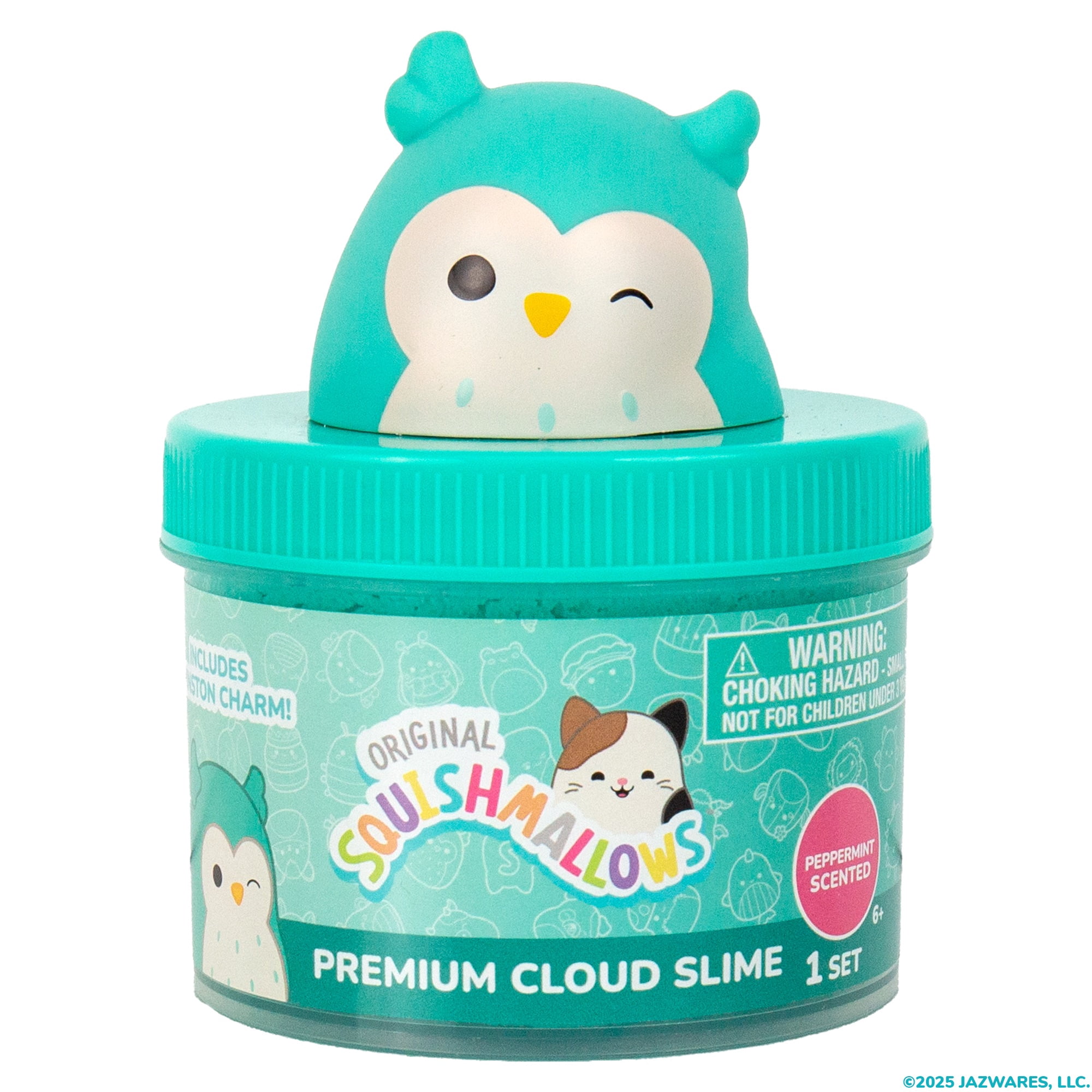 Original Squishmallows™ Premium Cloud Slime, Winston The Owl