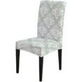 thumbnail image 3 of Baroque Floral Dining Chair Covers Set of 4,Stretch Parsons Chair Slipcovers Universal Removable Washable Chair Seat Covers Protector for Dining Room,Kitchen,Hoteland Party, 3 of 6