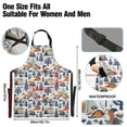 thumbnail image 3 of Fox Tree Car Tent Kitchen Apron with 2 Pockets Adjustable waterproof Cooking Aprons for Women Men Chef, 3 of 7