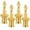 Golden, variant on Viveous 6pcs Lamp Finial Replacement Gold Lamp Finials Lamp Cap Knob Decorative Lamp Shade Screw Topper for Table and Floor Lamps