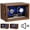 Black, variant on Premium Wooden Watch Winder - Dual Automatic Quiet Motor w/Blue Light & 4-Speed Settings, Smart Rotation Control for Automatic Watches, Luxury Gift Box for Men/Women