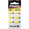 Energizer Type 10 Zinc Air 1.4-Volt Hearing Aid Batteries, 12-Pack