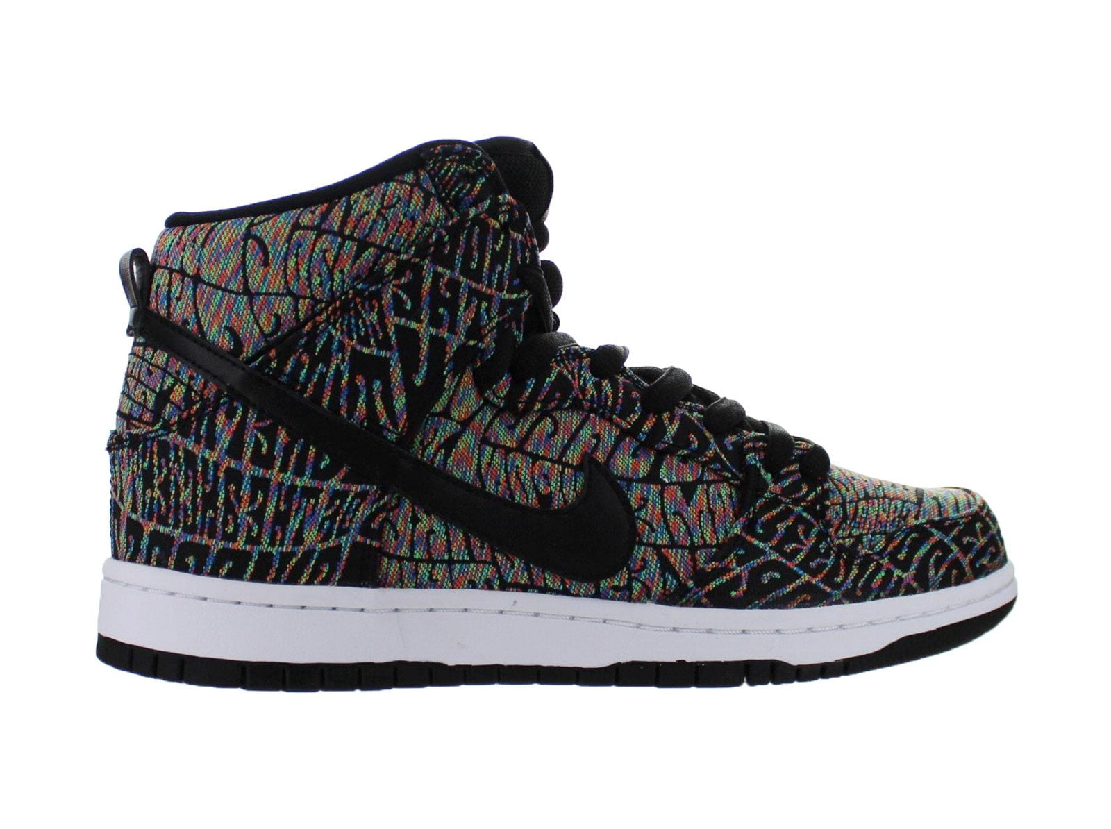 nike dunks rainbow black