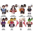 thumbnail image 1 of Colección de 8 Mini Figuras de Bloques de Anime Clásico - Personajes Guerreros de Acción para Niños y Niñas, Juguete de Regalo en Bolsa de OPP, 1 of 9