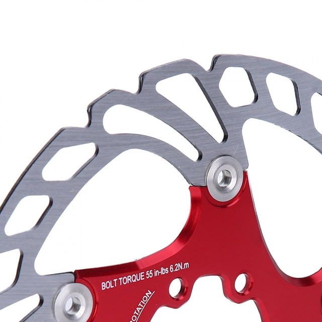 Bike Brake Disc,High Strength Aluminum Alloy Stainless Steel Bike Floating Disc Cycling Accessory for Mountain Bike