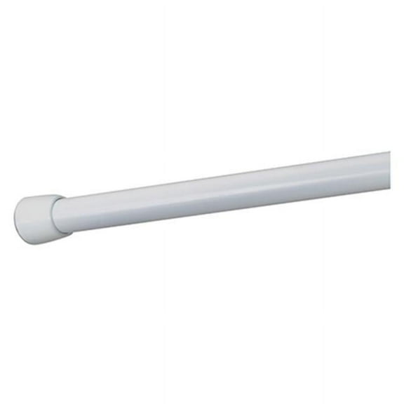 78572 Cameo Shower Curtain Tension Rod - White