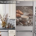 thumbnail image 3 of Coffee Croissant Dishwasher Magnet Cover Reuseable Refrigerator Magnet Cover Decal Kitchen Fridge Microwave Stickers Hoilday Party Decor 23 x 26 inch, 3 of 5