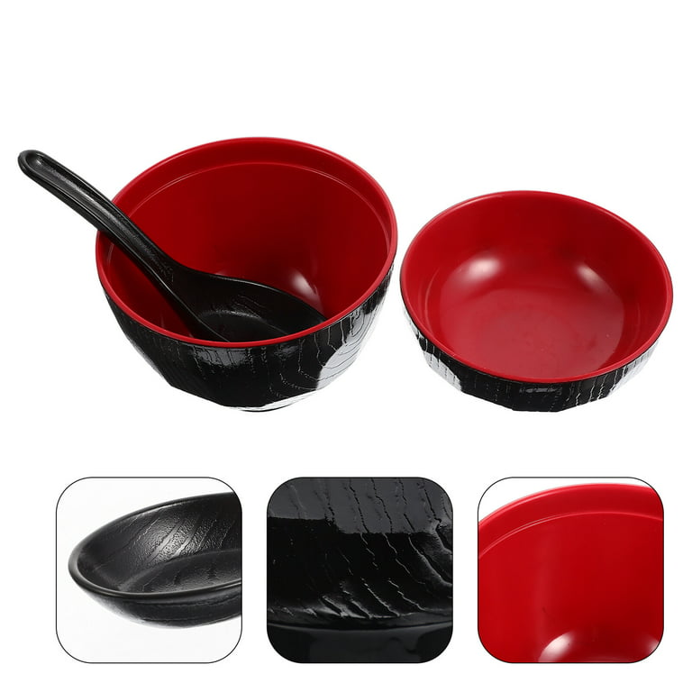 Miso Bowl Small Soup Japanese Food Container Plastic Mixing Chinese  Containers Rice Hand-Pulled Noodle Noodles korean spicy