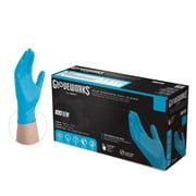 GLOVEWORKS Blue Synthetic Vinyl Disposable Gloves 3 Mil X-Large, 100