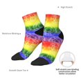 thumbnail image 6 of Pofeuu Colorful Tie Dye Print 30cm Socks, Adult Running Hiking Socks for Youth and Adult, 6 of 7