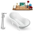 thumbnail image 6 of Tub, Faucet and Tray Set Streamline 62" Clawfoot NH1020BL-120, 6 of 7
