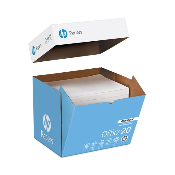 Office20 Paper 92 Bright, 20lb, 8.5 x 11, White, 2, 500/Carton