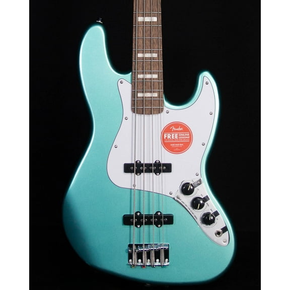 Squier Affinity Active Jazz Bass, Laurel FB, Mystic Sea Foam Green