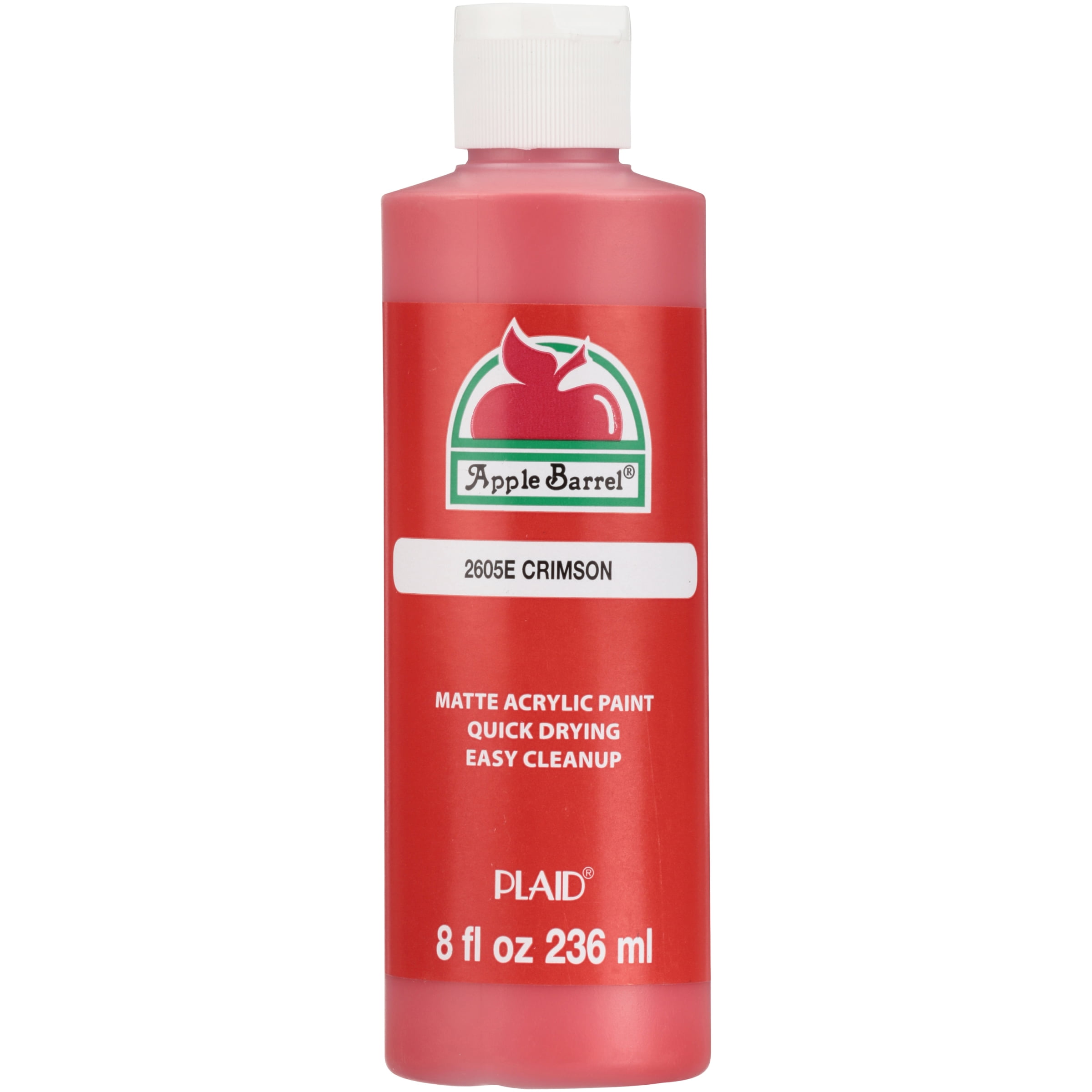 Apple Barrel® Crimson Matte Acrylic Paint 8 fl. oz. Squeeze Bottle