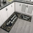 thumbnail image 3 of Halloween Kitchen Rug Set Of 2 Absobent Kitchen Mats for Floor,Happy Halloween Spooky Trick or Treat Kitchen Rugs and Mats for Bathroom,Room Cook (47x17+30x17 Inches), 3 of 7