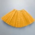thumbnail image 2 of Alkepwun Tulle Skirts for Women Elastic High Waist Sparkling Sequins Puffy Tutu Skirt Lightweight Breathable Comfort Pleated Mini A Line Ballet Skirt, 2 of 3