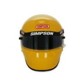 thumbnail image 2 of Simpson Racing 7950046 SD1 Dirt Track Auto Racing Helmet - Snell SA2020 - Yellow - Adult XL, 2 of 5