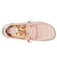 thumbnail image 2 of Zapatillas HEYDUDE Wendy para mujer con encaje de crochet rosa pálido talla 8M, 2 of 7
