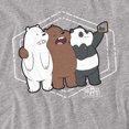 thumbnail image 2 of We Bare Bears Selfie Women's T Shirt, Athletic Heather, Medium, 2 of 6