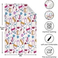 thumbnail image 3 of Dreamtimes Easter Egg Kitchen Dish Towel 4 Pack, Soft Absorbent Dishcloths Reusable Hand Towel Washable Tea Towels for Home Kitchen Bar Table Decor, 28 x 18 Inch, 3 of 7